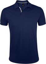 SOLS Heren Portland korte mouw Pique Polo Shirt (Franse marine)