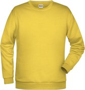 Sweat-shirt Basis pour homme James And Nicholson (jaune)