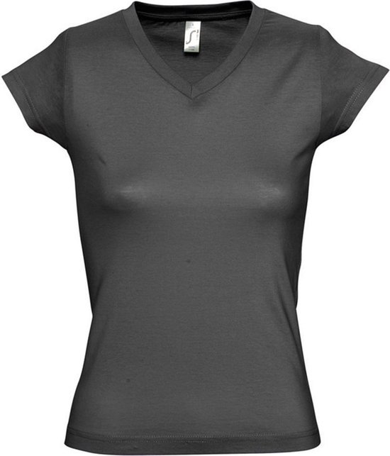 Donkergrijs t shirt dames hotsell
