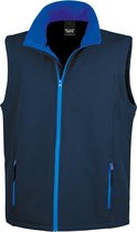 Result Heren Core Printable Softshell Bodywarmer (Marine / Koninklijk)