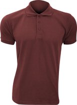 SOLS Heren Prime Pique Poloshirt met korte mouwen (Bourgondië)