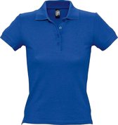 SOLS Vrouwen/dames Mensen Pique Korte Mouw Katoenen Poloshirt (Koningsblauw)