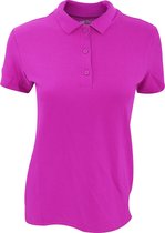 Gildan Dames Premium Katoen Sport Dubbele Pique Polo Shirt (Heliconia)