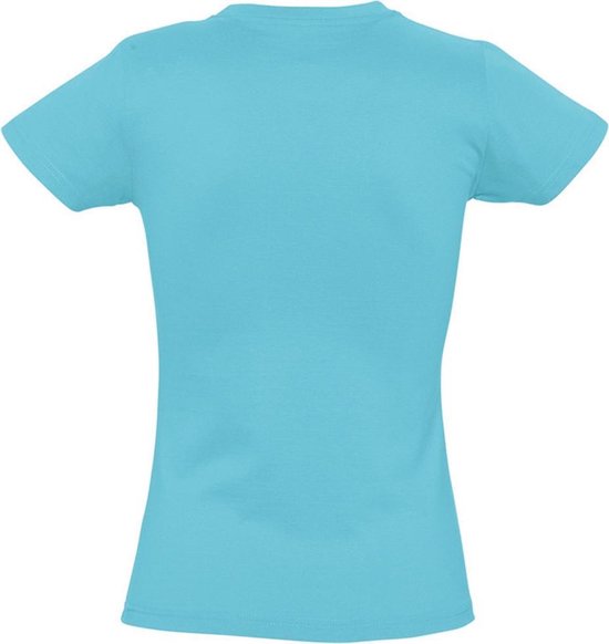 SOLS T-shirt à manches courtes pour femmes / femmes Imperial Heavy (Blauw Atoll)