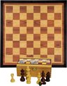 Afbeelding van het spelletje Compleet Schaakspel - schaakstukken van 7.6 cm en schaakbord van 49 x 49 cm - Luxe mooie houten uitvoering
