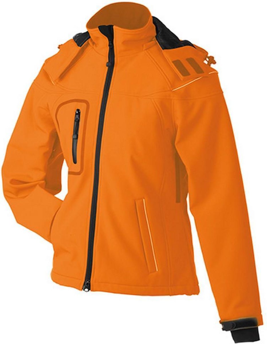 James and Nicholson Dames/dames Winter Softshell Jacket Oranje
