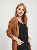 Object Vest Objnova Stella L/s Knit Cardigan Noos 23030187 Chipmunk Melange Dames Maat - L