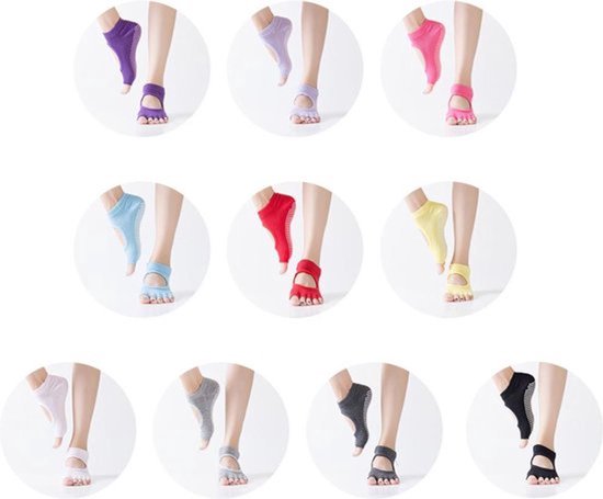 New Age Devi Yoga Anti-slip Sokken 1 Paar Vrouwen Sport Yoga Sokken Licht Blauw Anti Slip Voor Dames Gym Fitness Pilates Dans Sok Professionele Slippers van Merkloos — afbeelding 2