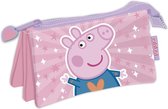 Nickelodeon Etui Peppa Pig Junior 21 X 11 Cm Polyester Roze