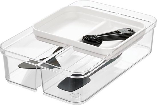 iDesign Crisp Drawer Organizer, Clear