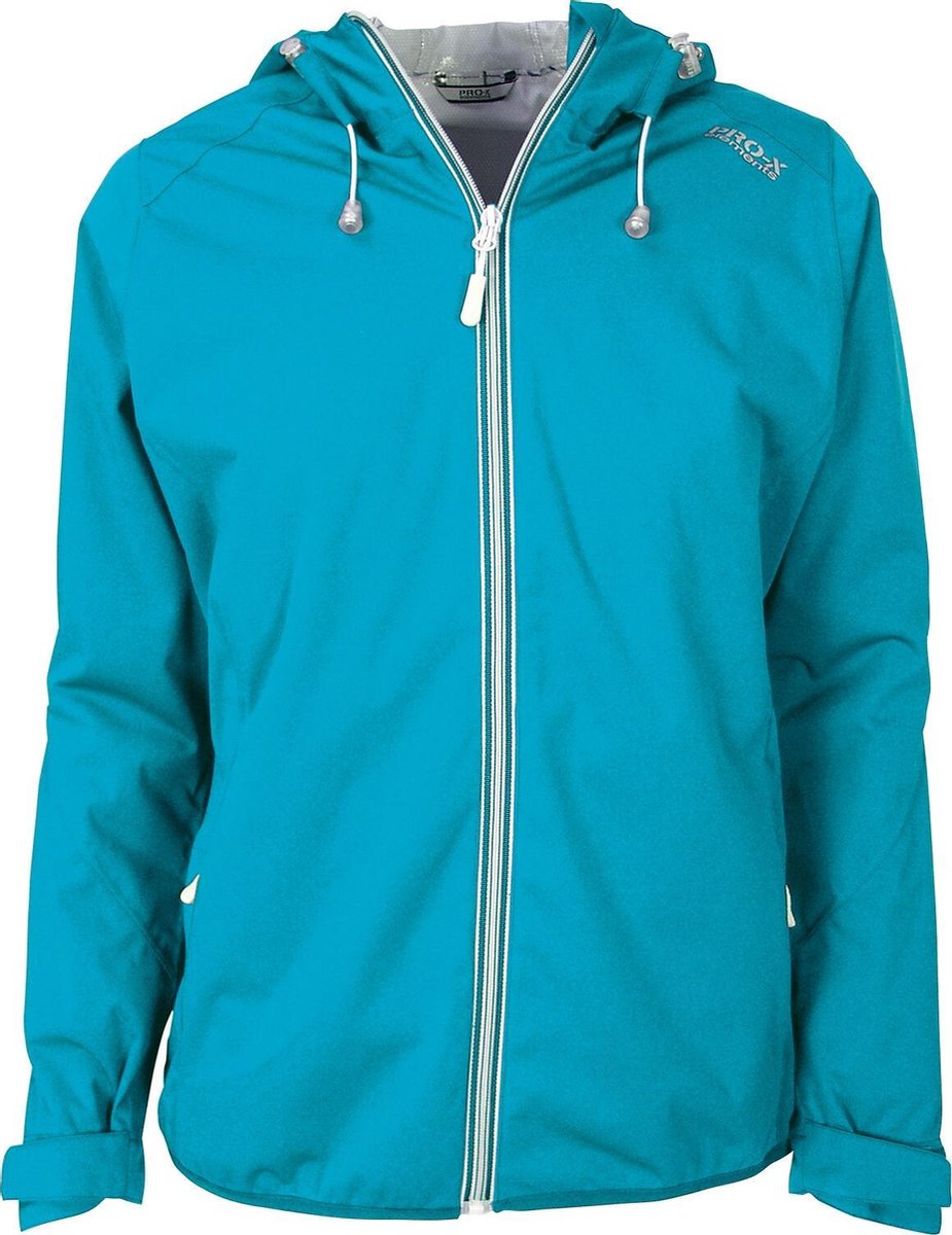 Pro-X Elements Opbergbare regenjas voor dames Davina Neon 36EU Turquoise
