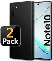 Telefoonhoesje - Back Cover - Geschikt Voor Samsung Galaxy Note 10 Plus - Zwart