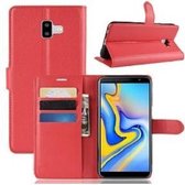 Samsung J6 Plus Hoesje Case Rood