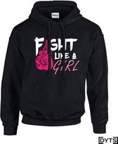 Hoodie | Boxing | Fight Like A Girl | Kids  | Zonder aantrekkoord