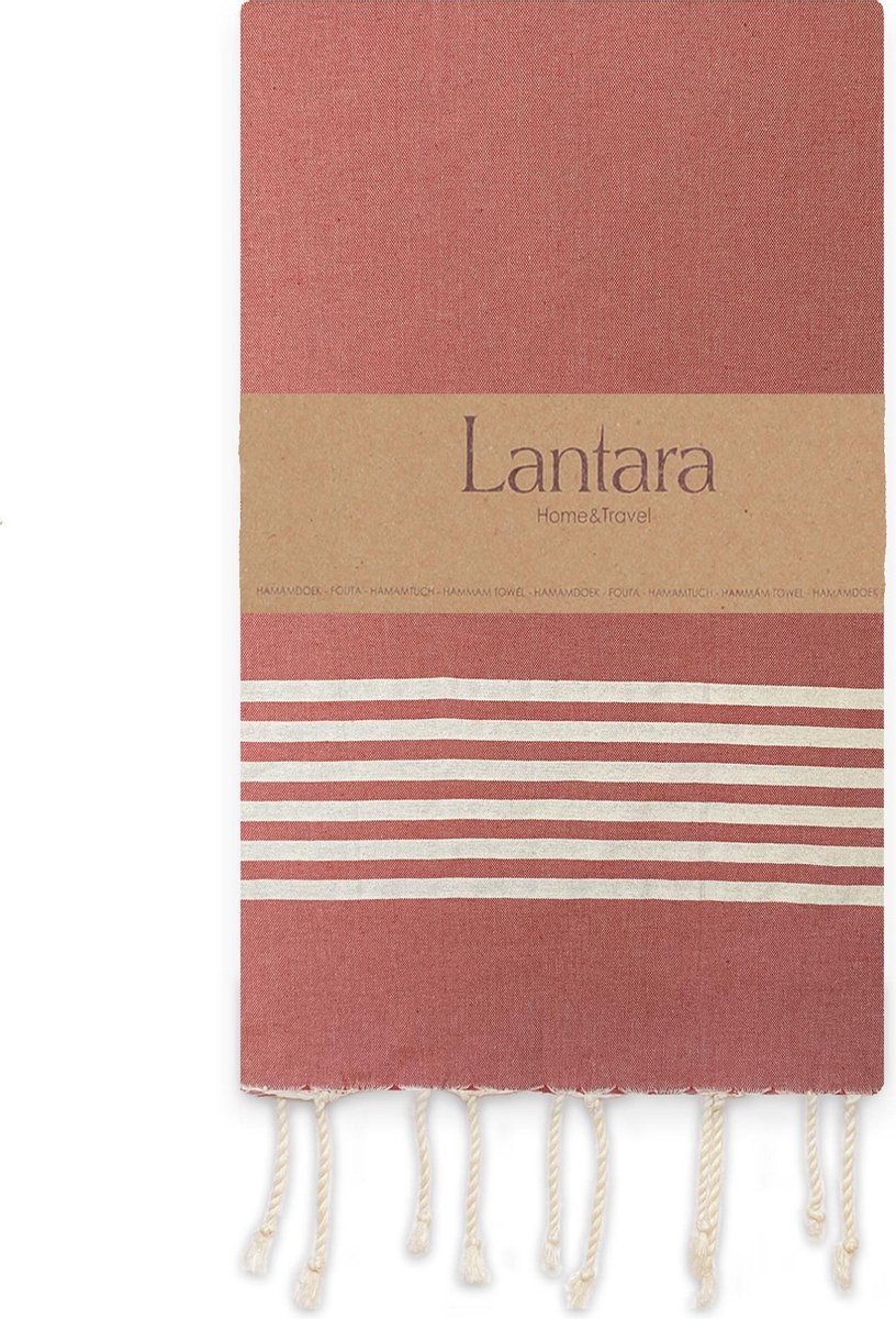 Lantara Hamamdoek Provence - Terracotta - 100x200cm