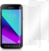 Screenprotector Glas - Tempered Glass Screen Protector Geschikt voor: Samsung Galaxy Xcover 4 / 4S - 2x