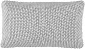 MARC O'POLO Nordic Knit Sierkussen Zilver - 50x50 cm