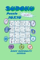 Sudoku Puzzle 16X16, Volume 1