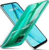 Silicone hoesje transparant Geschikt voor: Huawei P40 Lite