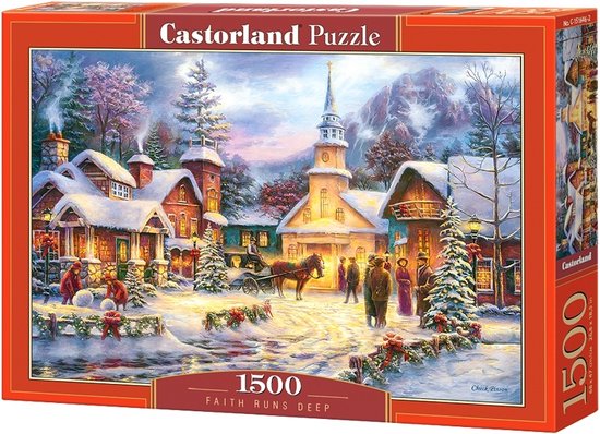 Castorland Faith Runs Deep - 1500 pcs Jeu de puzzle 1500 pièce(s) Noël |  bol.com