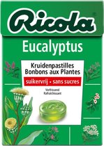 Ricola Eucalyptus suikervrij 50 gram