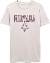 Nirvana - Femme Dames T-shirt - L - Creme