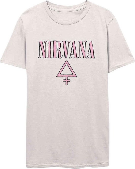 Tshirt Femme Nirvana -L- Femme Creme | bol