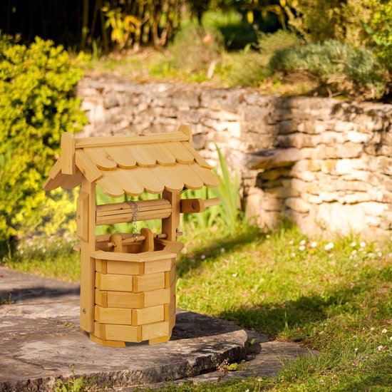 Houten waterput met emmer - Houten waterput met emmer - België