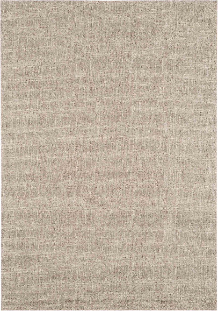 Easy Living - Tweed-Rug-Sand Vloerkleed - 170x240  - Rechthoek - Laagpolig Tapijt - Modern - Beige
