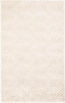 Cosmou Plume Vloerkleed - 60x90  - Rechthoek - Laagpolig Tapijt - Landelijk - Beige