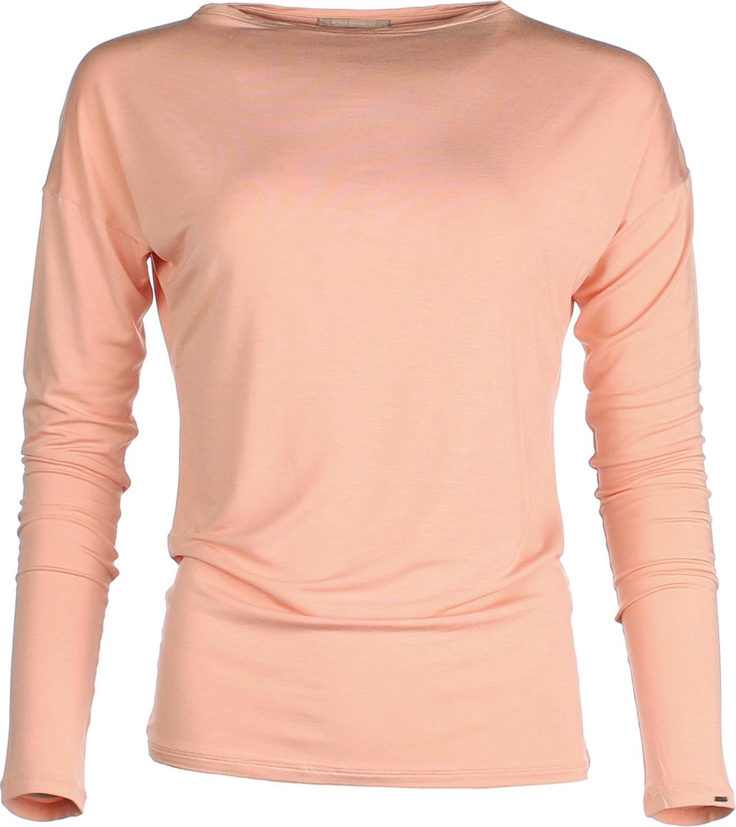 The Vintage Longsleeve Shirt - Apricot (zalm) - Medium - bamboe kleding dames