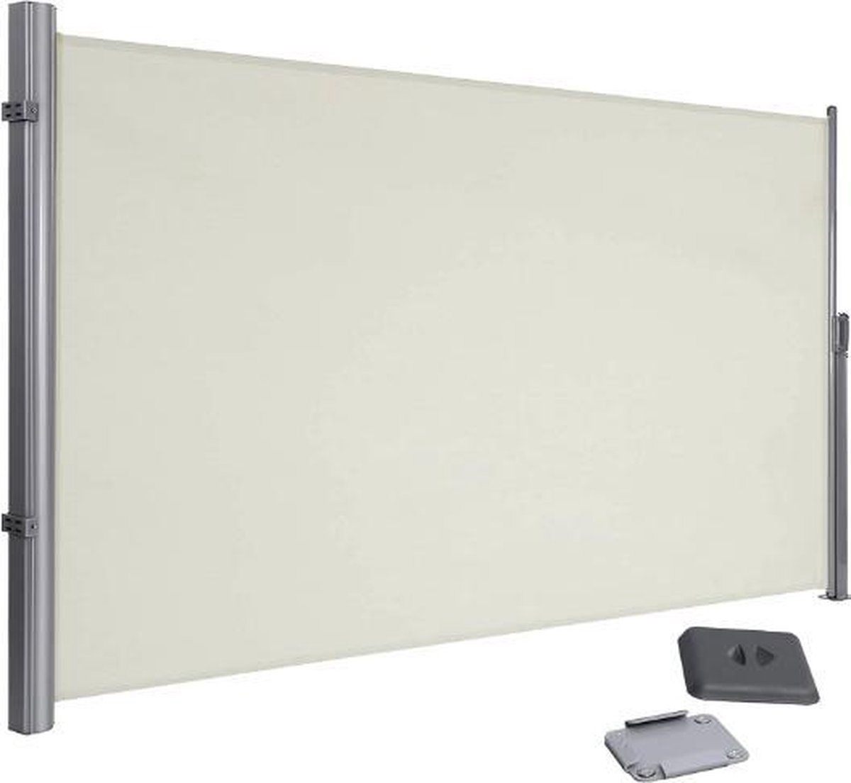 MIRA Home - Zonnescherm - Privacyscherm - Tuin - Beige - 180x350
