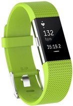 Bracelet silicone Fitbit Charge 2 - vert clair - Taille L.