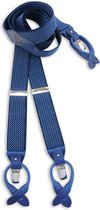 Sir Redman - luxe bretels - 100% made in NL, - Okay Owen - marineblauw / lichtblauw