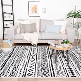 Scandinavisch Vloerkleed - Scandi Geo Zwart/Wit 200x290cm