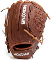 Nokona - Honkbal - Softbalhandschoen - Fastpitch - Pro - Leer - Closed Web - Walnut - 12,5 inch