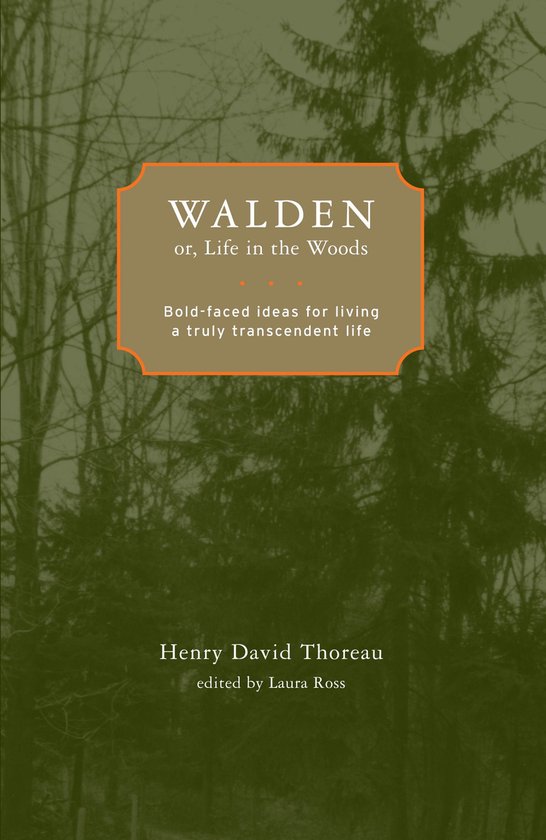 Bold-Faced Wisdom - Walden; or, Life in the Woods - cover