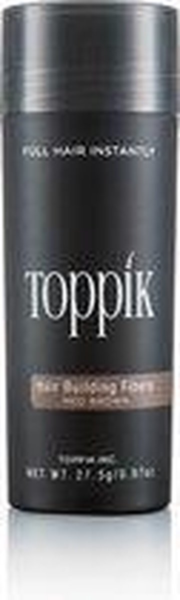 Haargroei vezels Toppik Hair Building Fibers - 27,5 gram - Middenbruin