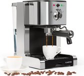 Passionata 15 espressomachine 15 bar capuccino melkschuim zilver