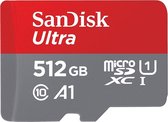 SanDisk 512 GB Micro SD Ultra 120 MB/s UHS-I A1 Class 10
