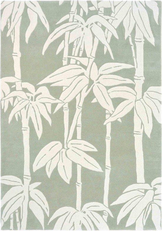 Florence Broadhurst - Japanese Bamboo 39507 Vloerkleed - 120x180  - Rechthoek - Laagpolig Tapijt - Modern - Groen, Wit