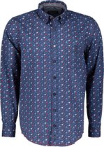 Casa Moda Overhemd - Modern Fit - Blauw - 5XL Grote Maten
