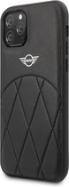 MINI Cooper Stitched Backcase Hoesje iPhone 11 Pro - Zwart