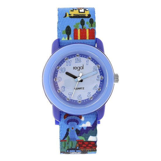 Regal kinder horloge met blauwe | bol.com