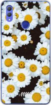 Honor Note 10 Hoesje Transparant TPU Case - Daisies #ffffff