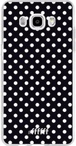 Samsung Galaxy J5 (2016) Hoesje Transparant TPU Case - Onyx Dots #ffffff