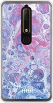 Nokia 6 (2018) Hoesje Transparant TPU Case - Liquid Amethyst #ffffff