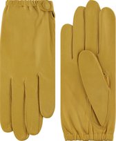 Laimböck Apiro - Ongevoerde leren dames handschoenen Color: Yellow, Size: 8.5