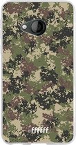 HTC U Play Hoesje Transparant TPU Case - Digital Camouflage #ffffff