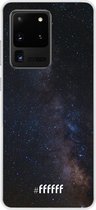 6F hoesje - geschikt voor Samsung Galaxy S20 Ultra -  Transparant TPU Case - Dark Space #ffffff
